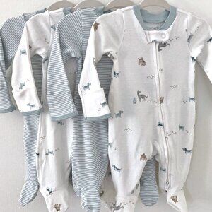 Carter's Baby Boy Blue Sleeper Bundle Newborn